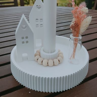Raysinteller mit Kerze