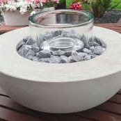 Feuerschale aus Beton für den Garten